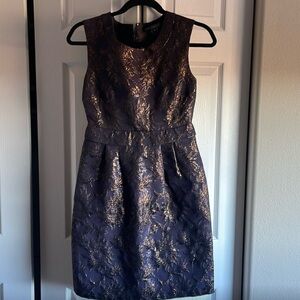 ASO Blair Waldorf Marc Jacobs gilded sunflower dress